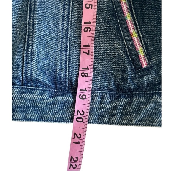 Pendleton Women's Beaded Denim Jacket, Size Petite Large - Picture 15 of 16